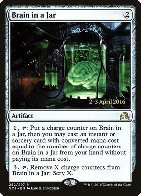 Brain in a Jar card from Prerelease Cards