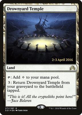 Drownyard Temple card from Prerelease Cards