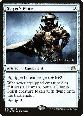 Slayer's Plate card from Prerelease Cards