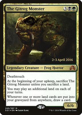 The Gitrog Monster card from Prerelease Cards