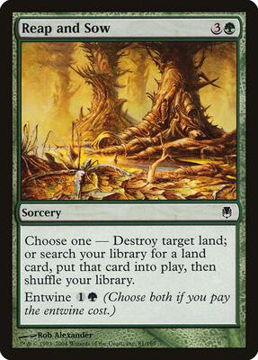Reap and Sow card from Darksteel