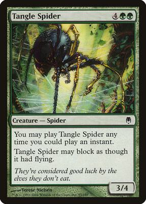 Tangle Spider card from Darksteel