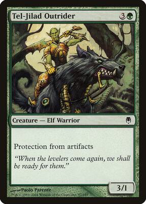 Tel-Jilad Outrider card from Darksteel