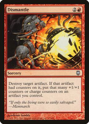 Dismantle card from Darksteel