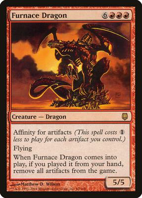 Furnace Dragon card from Darksteel
