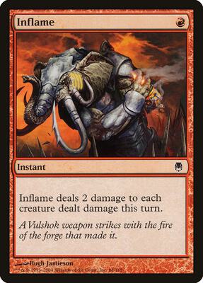 Inflame card from Darksteel