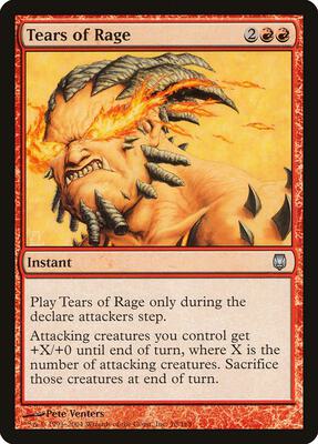Tears of Rage card from Darksteel