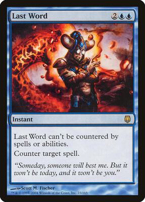 Last Word card from Darksteel