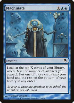 Machinate card from Darksteel