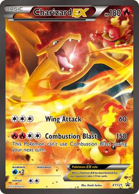 Charizard EX - XY121 card from XY Promos