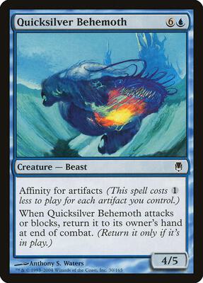 Quicksilver Behemoth card from Darksteel
