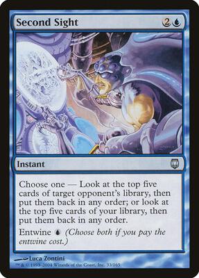 Second Sight card from Darksteel