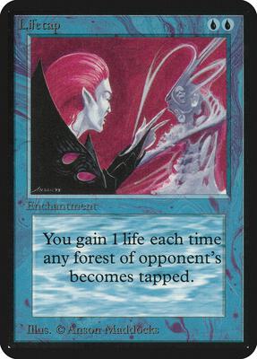 Lifetap card from Alpha Edition