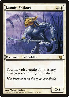 Leonin Shikari card from Darksteel