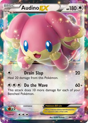 Audino EX card from XY - Fates Collide