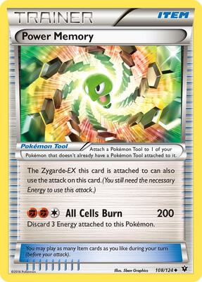 Power Memory card from XY - Fates Collide
