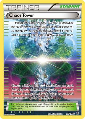 Chaos Tower card from XY - Fates Collide