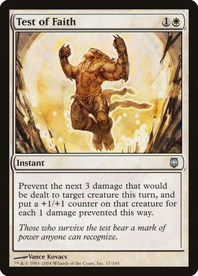 Test of Faith card from Darksteel
