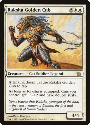Raksha Golden Cub card from Fifth Dawn