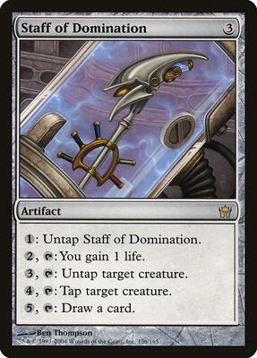 Staff of Domination card from Fifth Dawn