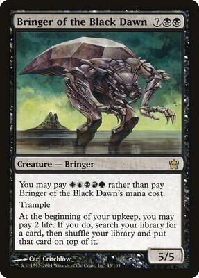 Bringer of the Black Dawn card from Fifth Dawn