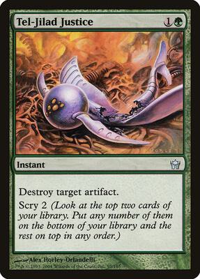 Tel-Jilad Justice card from Fifth Dawn