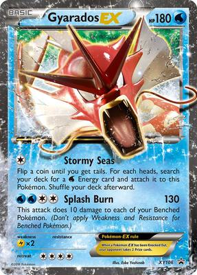 Gyarados EX card from XY Promos