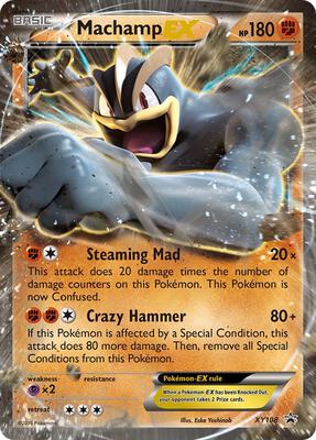 Machamp EX card from XY Promos