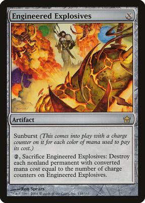 Engineered Explosives card from Fifth Dawn