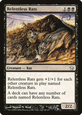 Relentless Rats card from Fifth Dawn