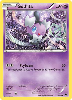 Gothita card from XY - Fates Collide