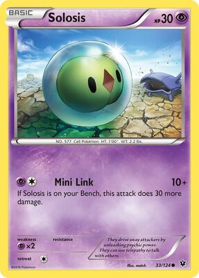 Solosis card from XY - Fates Collide