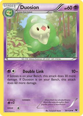 Duosion card from XY - Fates Collide
