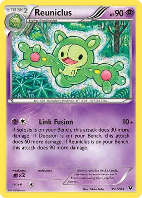 Reuniclus card from XY - Fates Collide