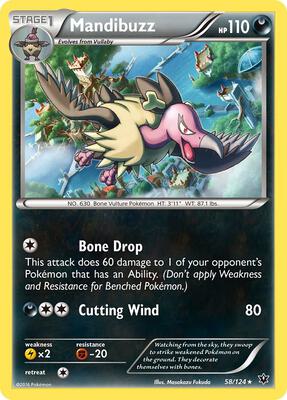 Mandibuzz card from XY - Fates Collide