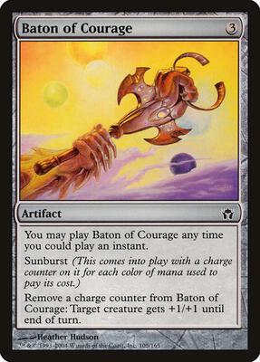 Baton of Courage card from Fifth Dawn