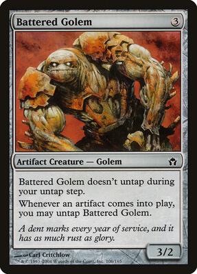 Battered Golem card from Fifth Dawn