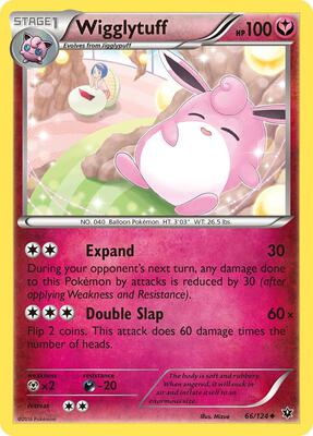 Wigglytuff card from XY - Fates Collide
