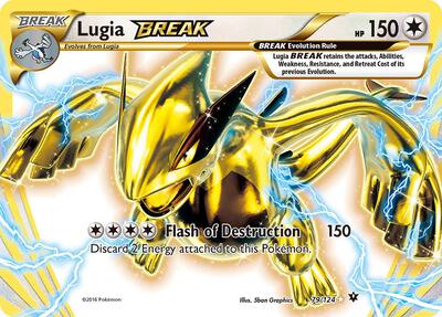 Lugia BREAK card from XY - Fates Collide