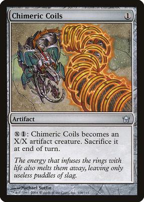 Chimeric Coils card from Fifth Dawn