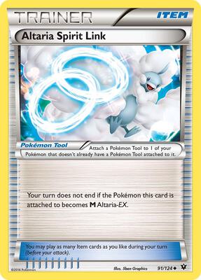 Altaria Spirit Link card from XY - Fates Collide