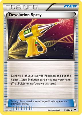 Devolution Spray card from XY - Fates Collide