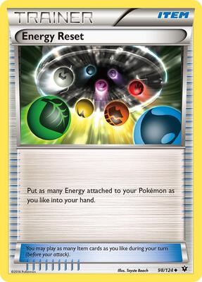 Energy Reset card from XY - Fates Collide