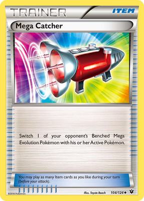 Mega Catcher card from XY - Fates Collide
