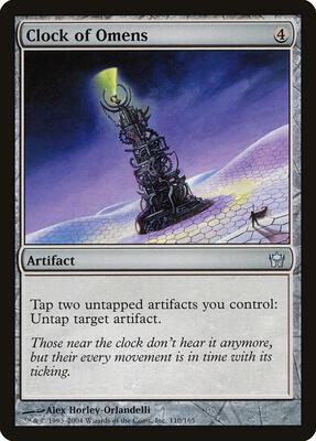 Clock of Omens card from Fifth Dawn