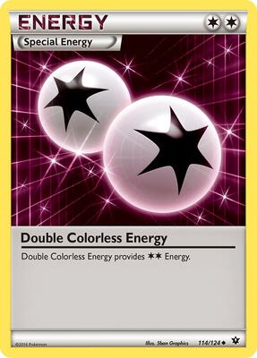 Double Colorless Energy card from XY - Fates Collide
