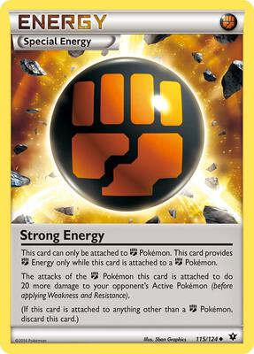Strong Energy card from XY - Fates Collide