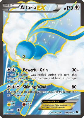 Altaria EX (Full Art) card from XY - Fates Collide