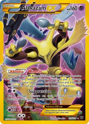 Alakazam EX (Secret) card from XY - Fates Collide