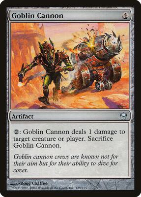 Goblin Cannon card from Fifth Dawn